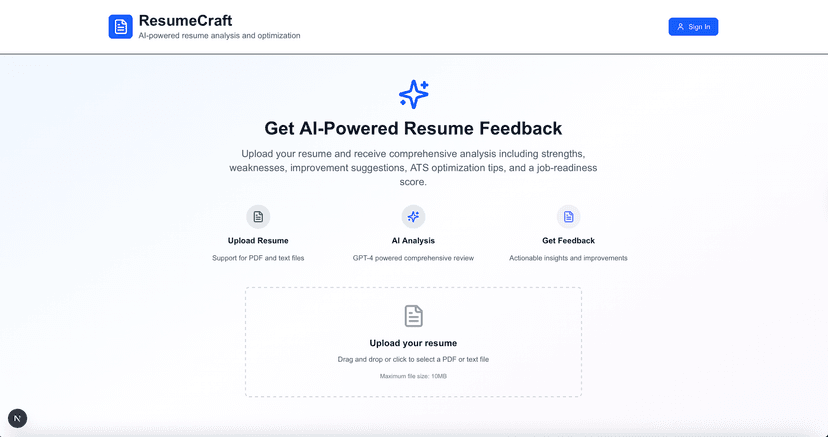 Complete AI Resume Analysis Platform