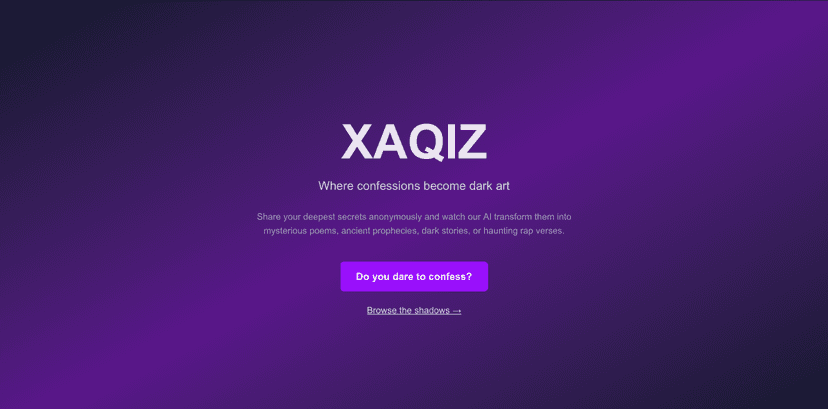 Anonymous Confession Platform with AI Transformations